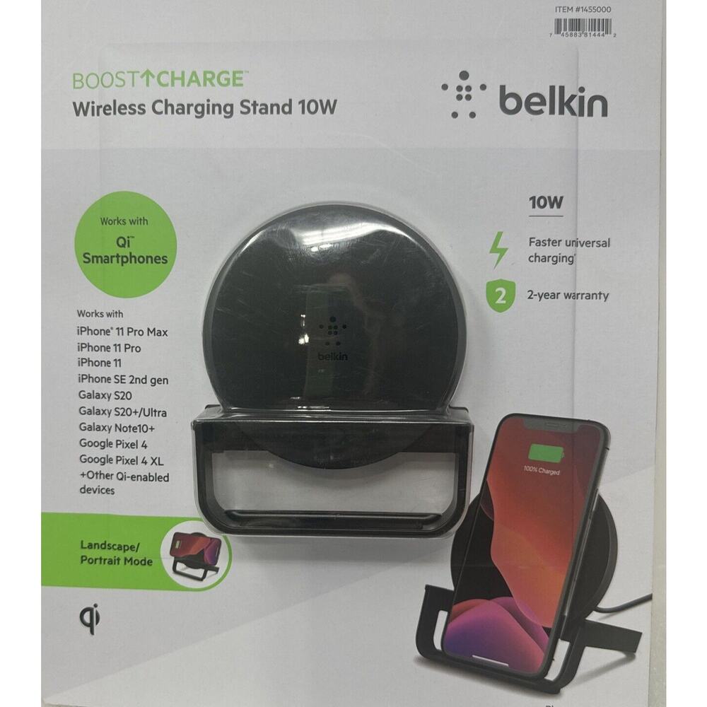 Belkin 10W Wireless Charging Pad For iPhone, Samsung, Google Brand New